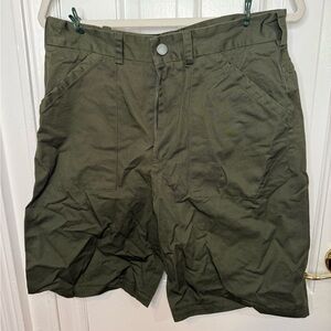 Olive Green Hiking Shorts
